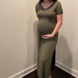 Stretchy jersey T-shirt dress